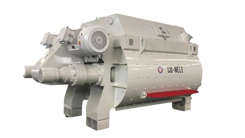 What industries should twin-shaft mixers be used in?